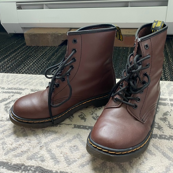 Dr. Martens Purple Combat Boot - Picture 7 of 8